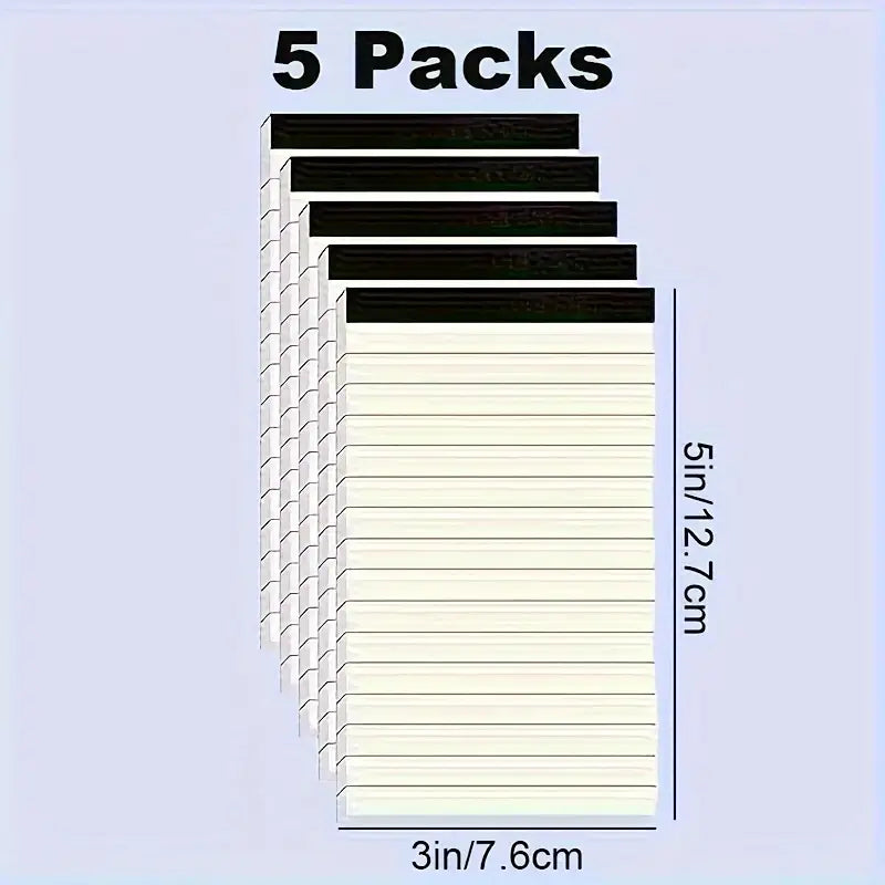 Compact A7 Pocket Notebooks | Loose-Leaf Design for Business & Office Use