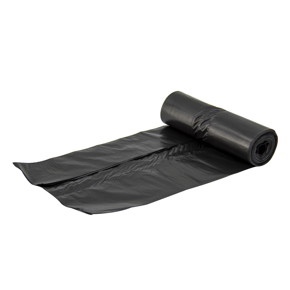 Heavy Duty Black Refuse Sacks. 457x737x965mm. Rated 10KG CHSA. Made using 100% Recycled Material