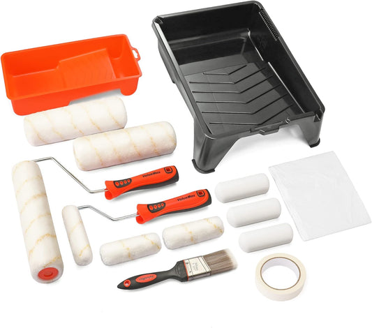 16-Piece Paint Roller Kit – Complete Painting Set for Walls, Ceilings & More