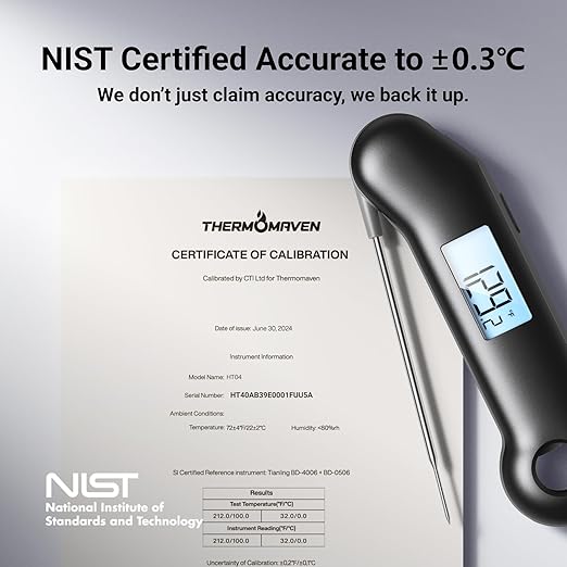 Turbo Digital Thermometer – 0.5s Ultra-Fast Read, ±0.3℃ Precision, IP67
