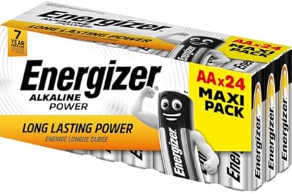 Alkaline Power AA Batteries – 24 Pack